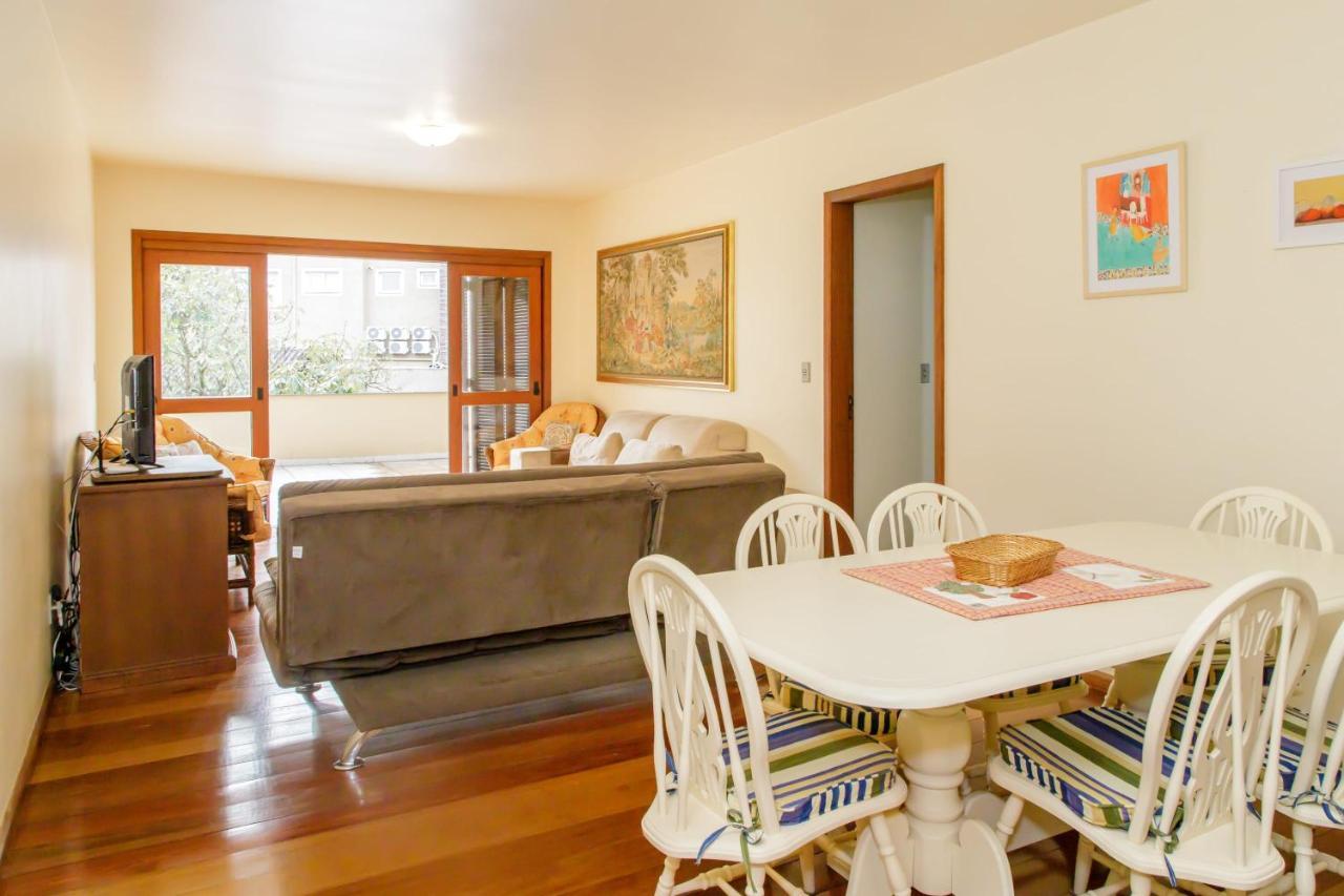 Apartamento Amplo E Aconchegante Na Av Das Hortencias No Centro De Gramado Exteriör bild